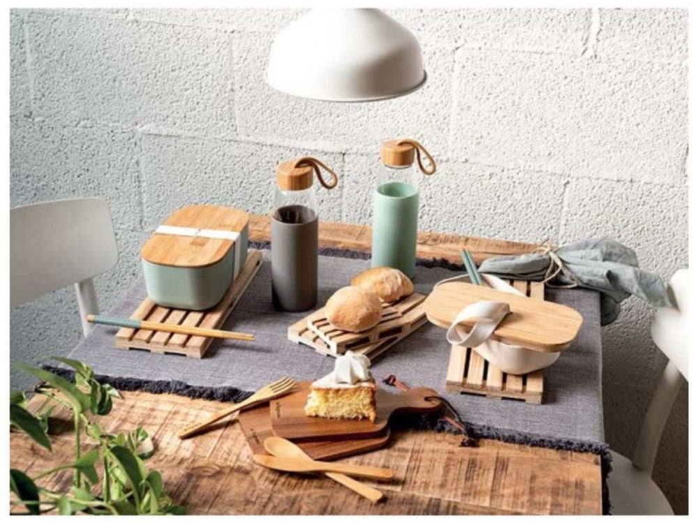 Бутилка Natural Love, 500 мл, Стъкло, Бежов