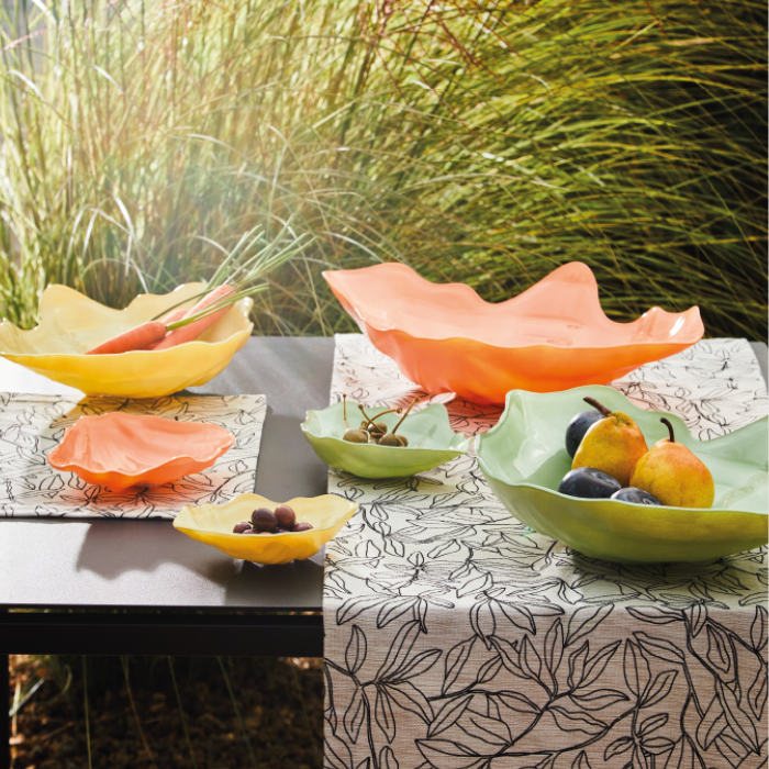 Купа Tognana, Galassia Shell, 38 cm, Стъкло, Оранжев