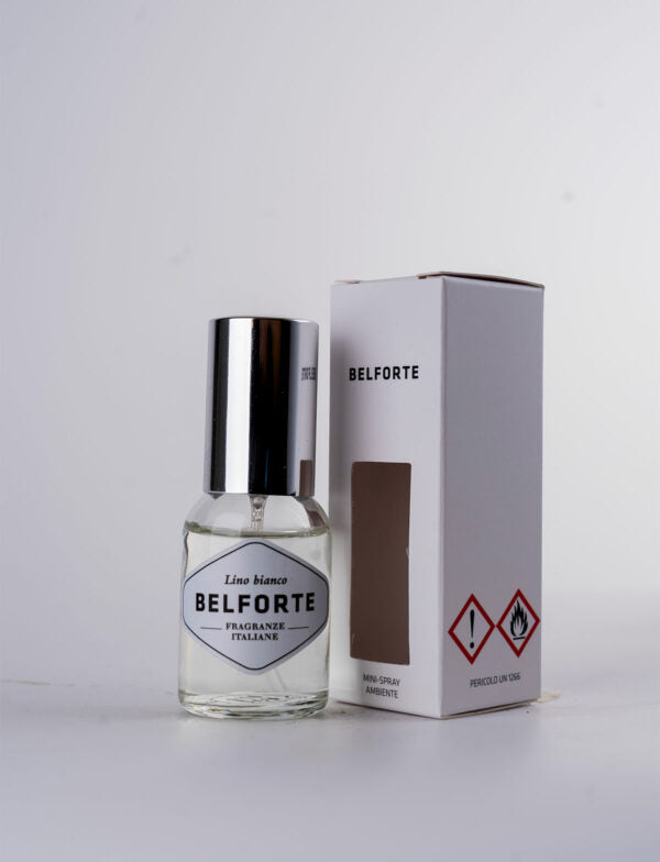 Ароматизатор за въздух Belforte, Lino Bianco, 20 мл, Мини спрей