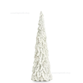Коледно дърво Fade, PINE TREE, 39 см, резина, бял