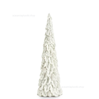 Коледно дърво Fade, PINE TREE, 39 см, резина, бял