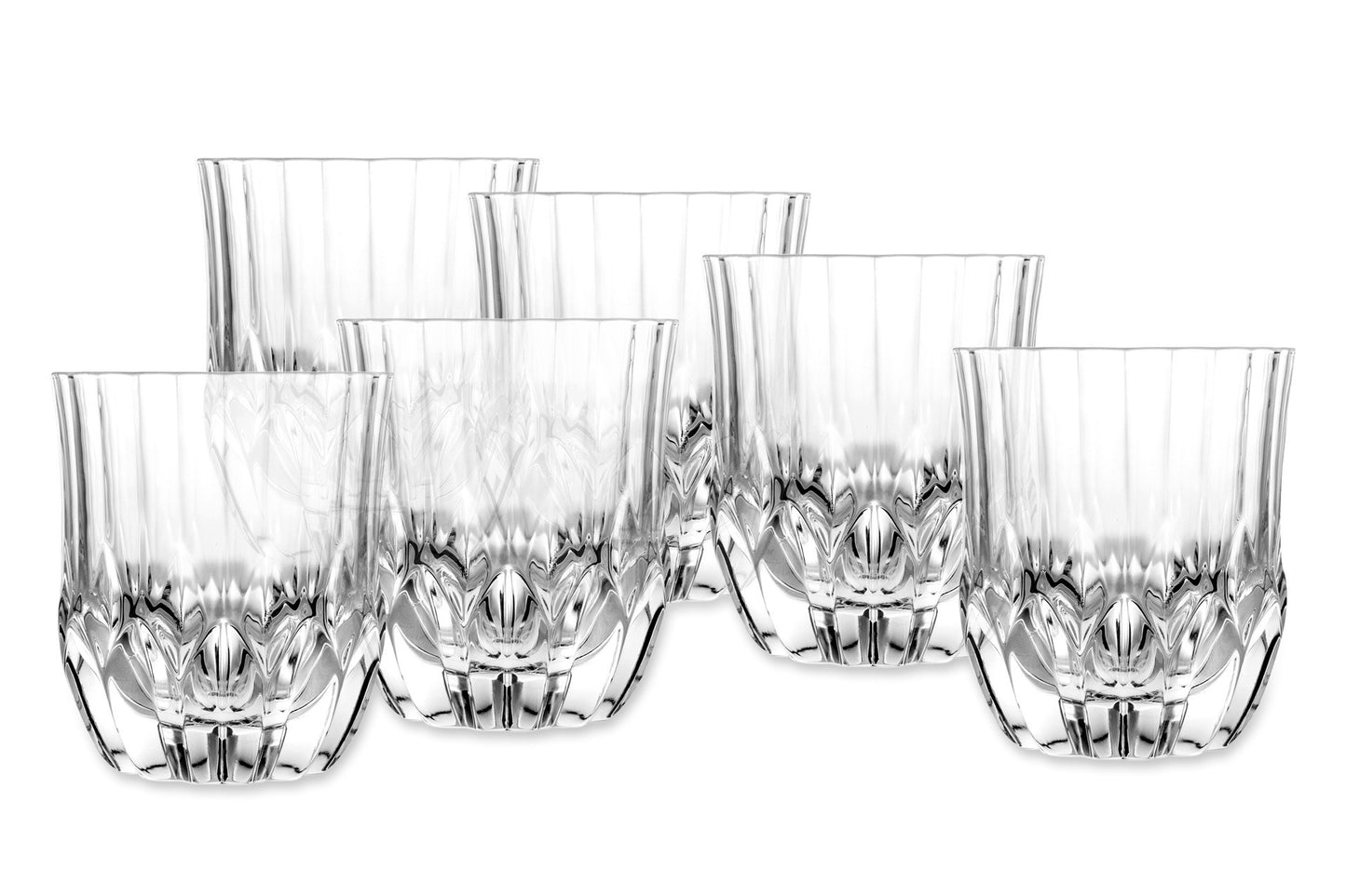 Set of 6 pcs. crystal glasses ADAGIO Dof, RCR, 350 ml