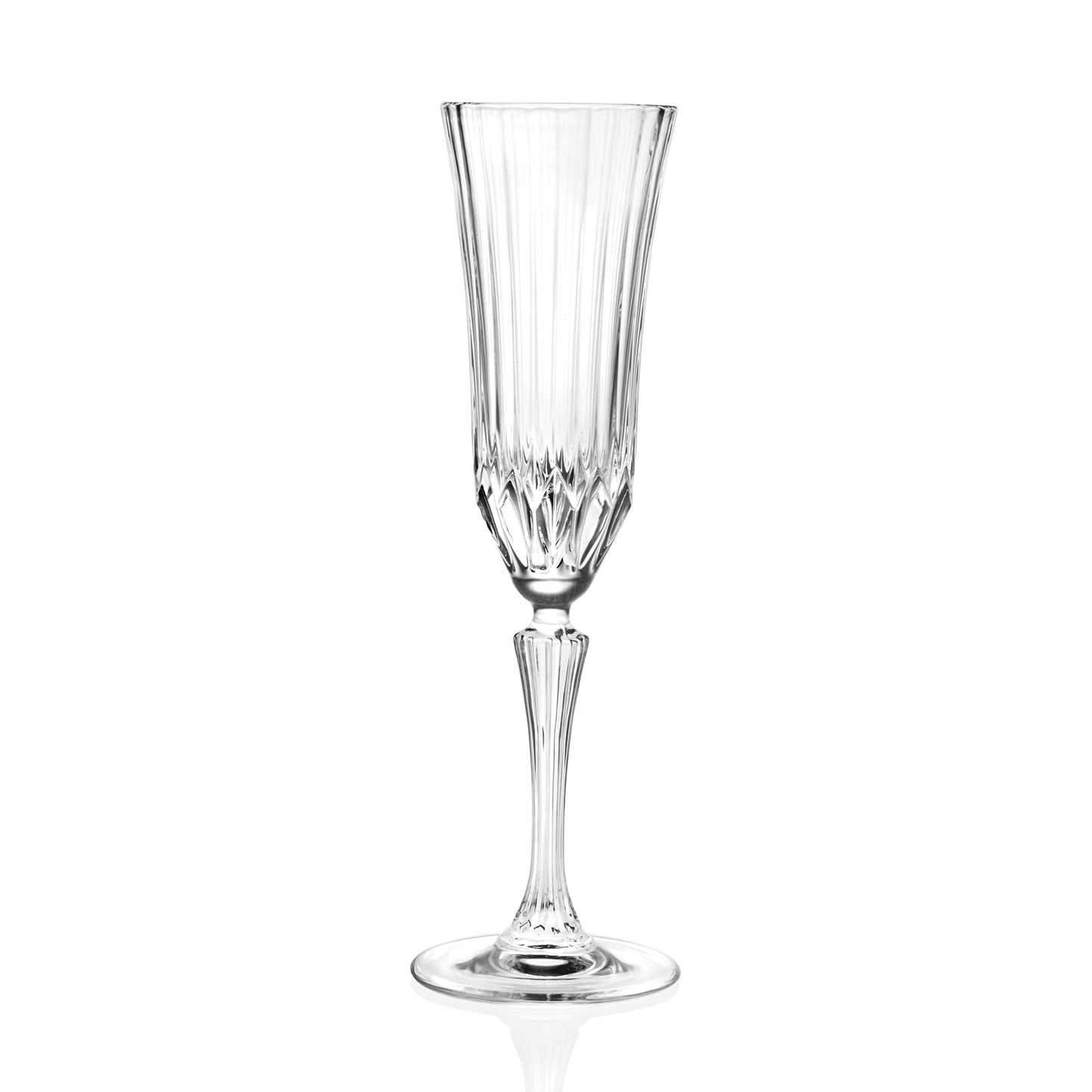 Set of 6 pcs. crystal champagne glasses ADAGIO, RCR, 180 ml