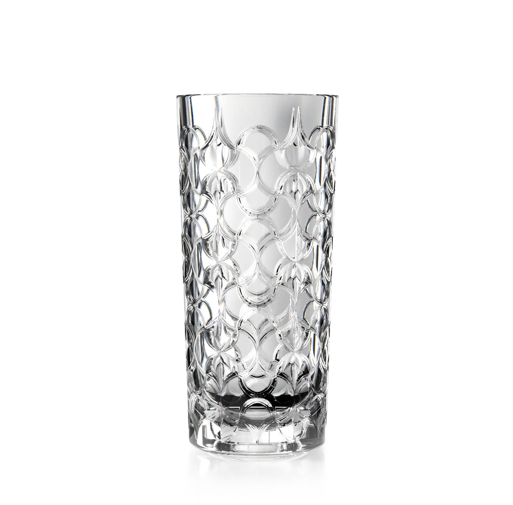 Кристална ваза RCR Italy Arabesque, 28 см, LUXION®