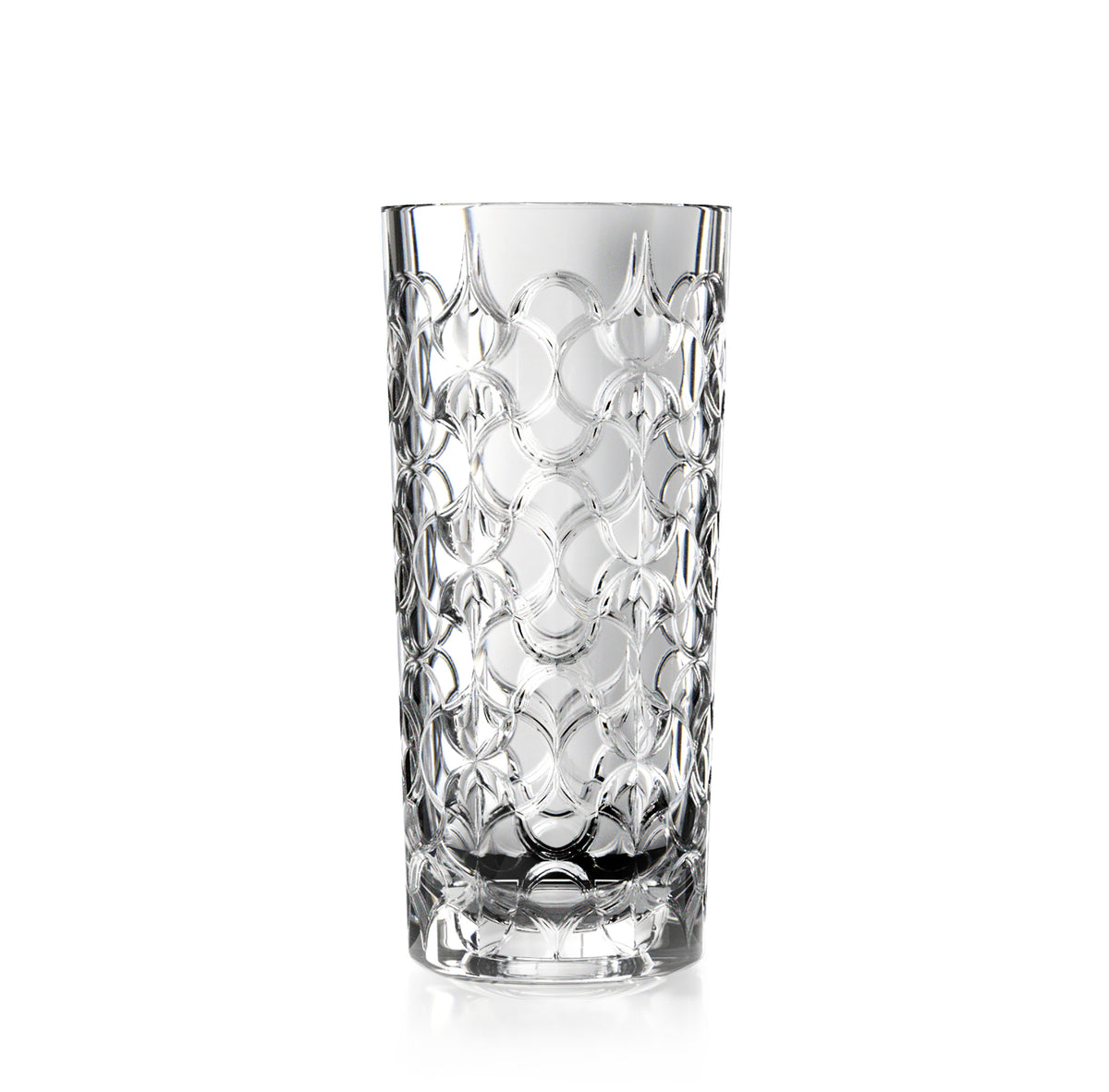 Кристална ваза RCR Italy Arabesque, 28 см, LUXION®
