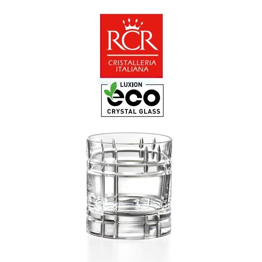 Комплект 6 кристални чаши за укиски RCR Italy ANY Dof, 340 мл, LUXION®