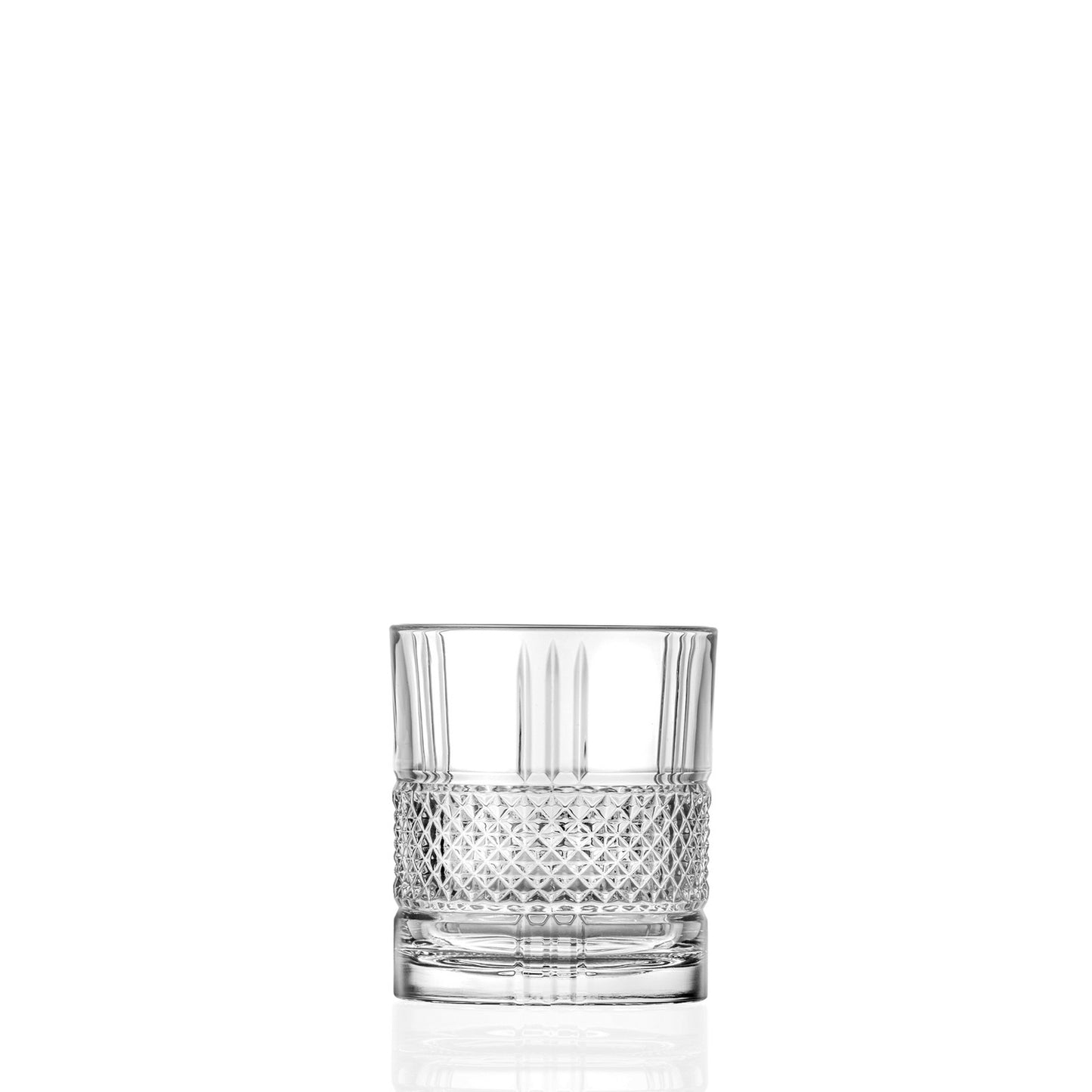 Set of 6 pcs. crystal glasses for whiskey/cocktails BRILLANTE Dof, RCR, 340 ml