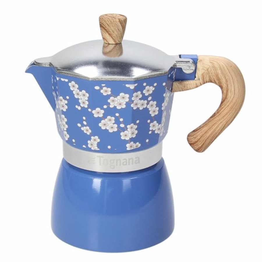 Кафеварка мока Tognana, Japan, 6 чаши, алуминий, син