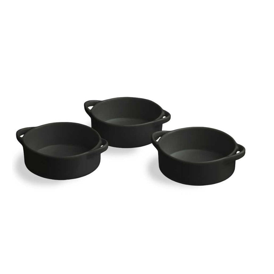 Мини форма за печене Tognana, Mignon, 10 cm, Порцелан, Черен