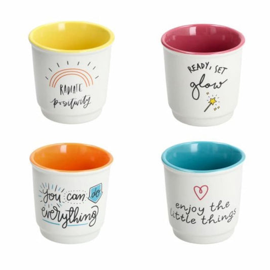 Чаша за кафе Tognana Color Block, порцелан, 100 мл