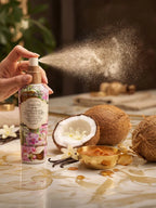 Хидратиращ спрей крем за тяло Rudy Profumi, Fruit & Juice, 150 мл, Кокос и Цвят от Ванилия