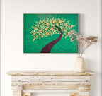 Картина "L'albero della vita", A Casa Mia, 70x50 см, акрил/гипс, живопис