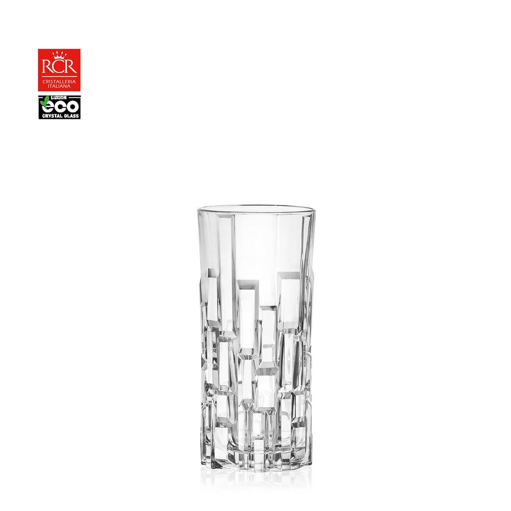 Комплект 6 кристални чаши за вода RCR Italy ETNA Hb, 340 ml, LUXION®