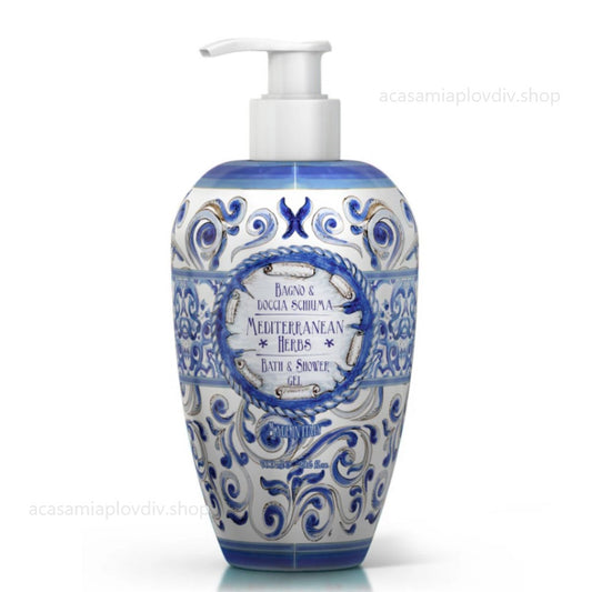 Душ гел Rudy Profumi, Erbe del Mediterraneo, 700 мл, Mирта и Джинджифил