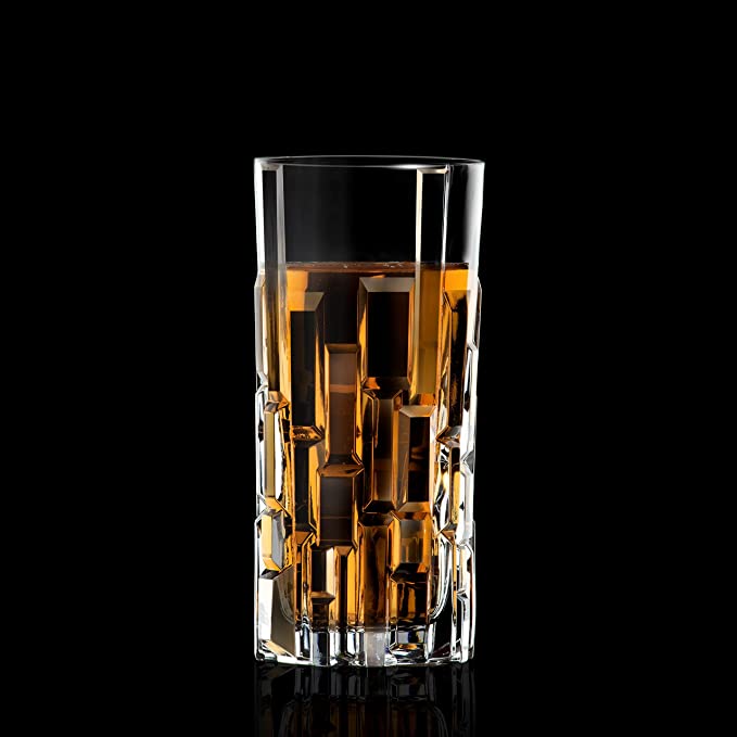 Комплект 6 кристални чаши за вода RCR Italy ETNA Hb, 340 ml, LUXION®