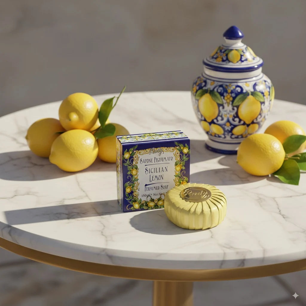 Ароматизиран сапун Limoni di Sicilia, Rudy Profumi, 100 г, лимон