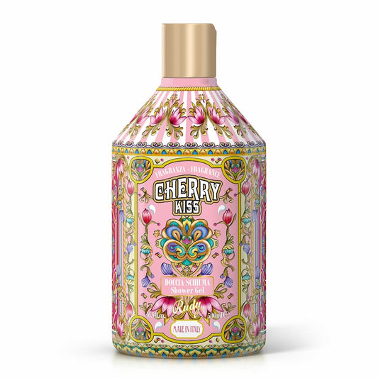 Ароматен Душ гел Rudy Profumi, Le Maioliche Gourmand Cherry KISS, 500 мл, Череша