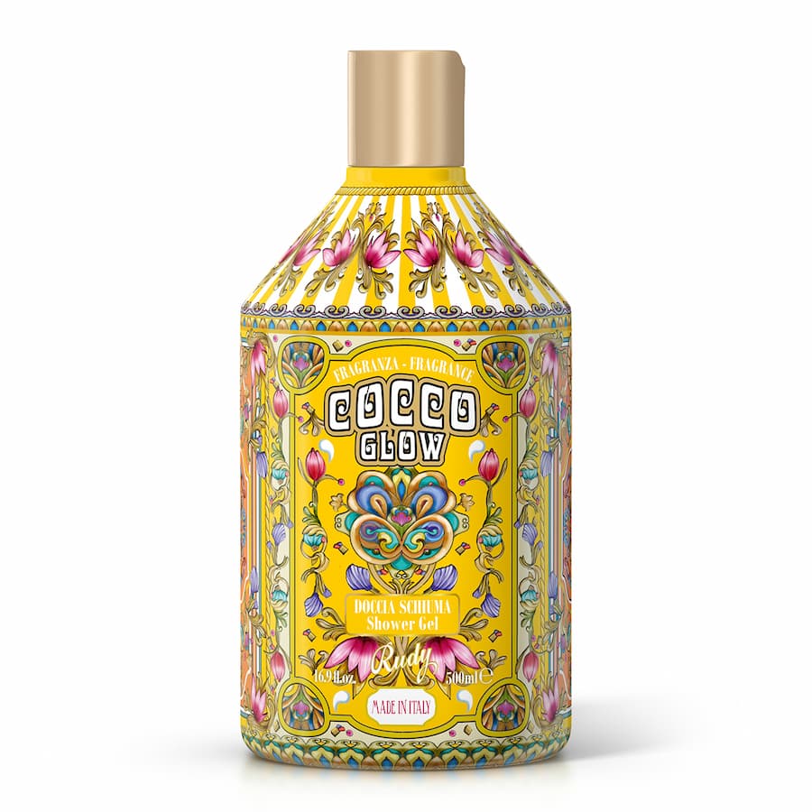 Ароматен Душ гел Rudy Profumi, Le Maioliche Gourmand Cocco GLOW, 500 мл, Кокос