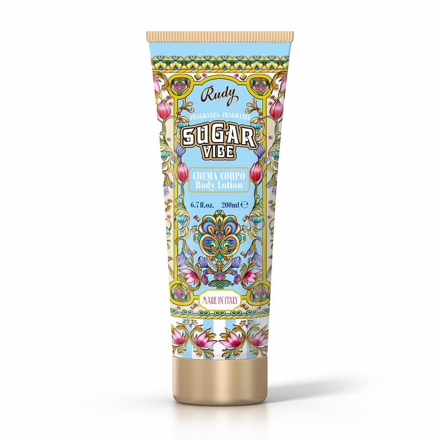 Хидратиращ Крем за тяло Rudy Profumi, Le Maioliche Gourmand Sugar VIBE, 200 мл, Карамел