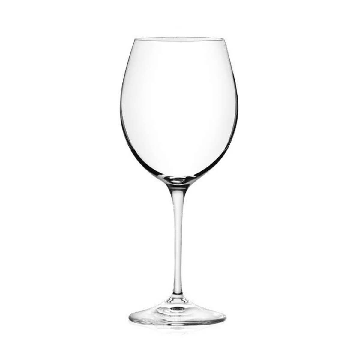 Чаша INVINO RCR за червено вино с класическа форма, на бял фон