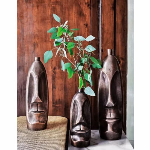 Ваза Tognana, MOAI, 28 cm, Керамика, Бронз