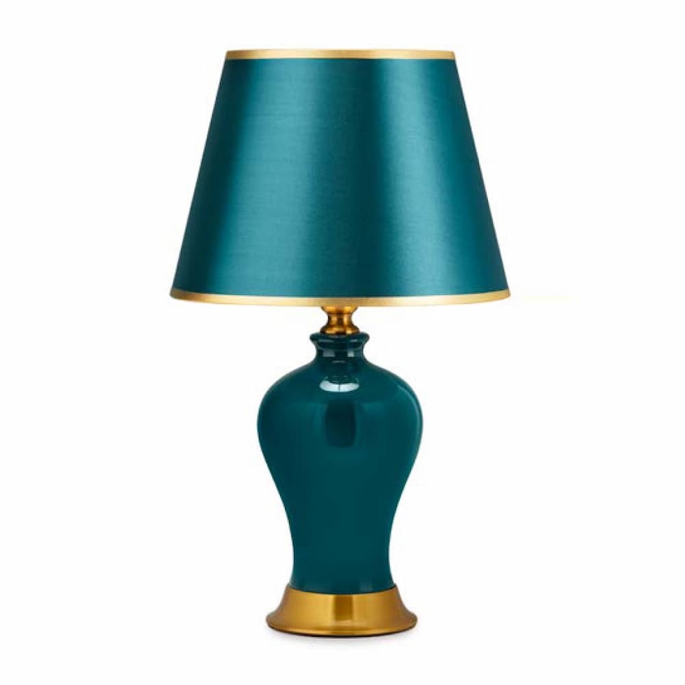 Лампа Fade, Mandir, 30x51 см, Керамика, Петролен