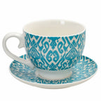 Чаша за закуска Tognana, Milk & Ikat, 480 мл, Порцелан, Син