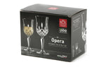 Комплект 6 кристални чаши за бяло вино RCR Italy OPERA C3, 160 мл, LUXION®