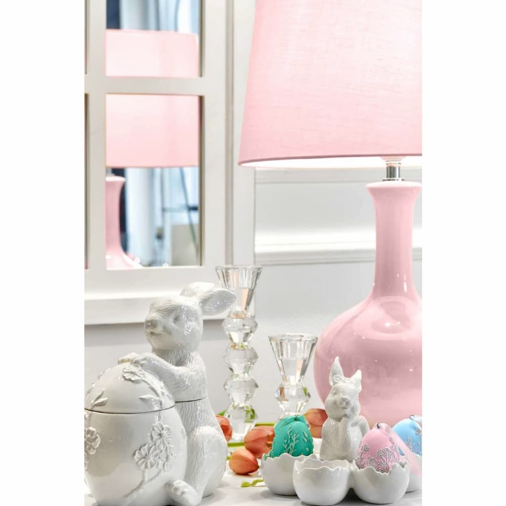 Настолна лампа Fade, RAVI, 35x54 см, Керамика, Розов