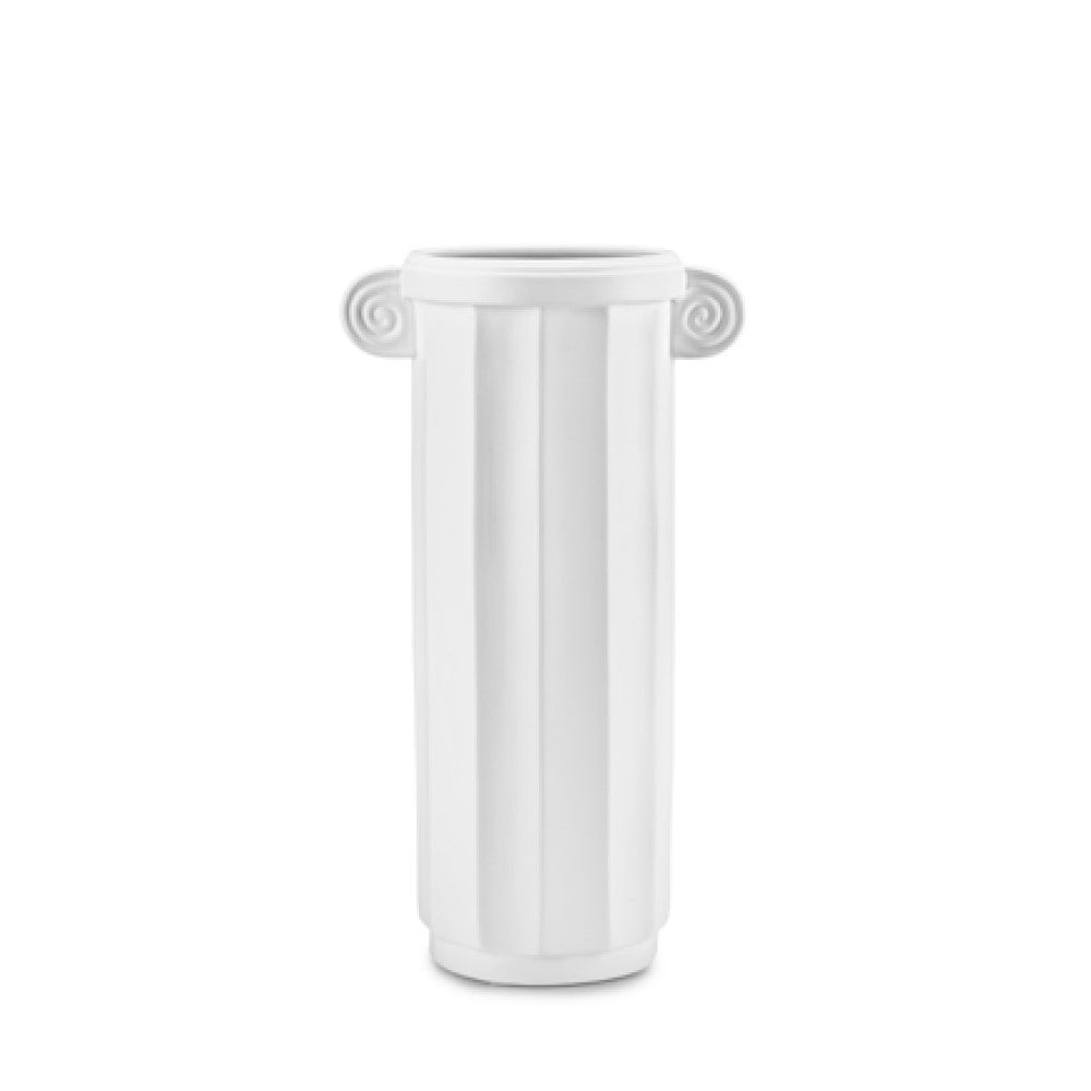 Ваза Fade Roma, 35 см, Керамика, Бял