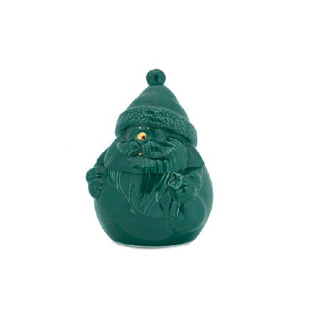 Кутия Fade Santa Claus, 17 см, Порцелан, Зелен