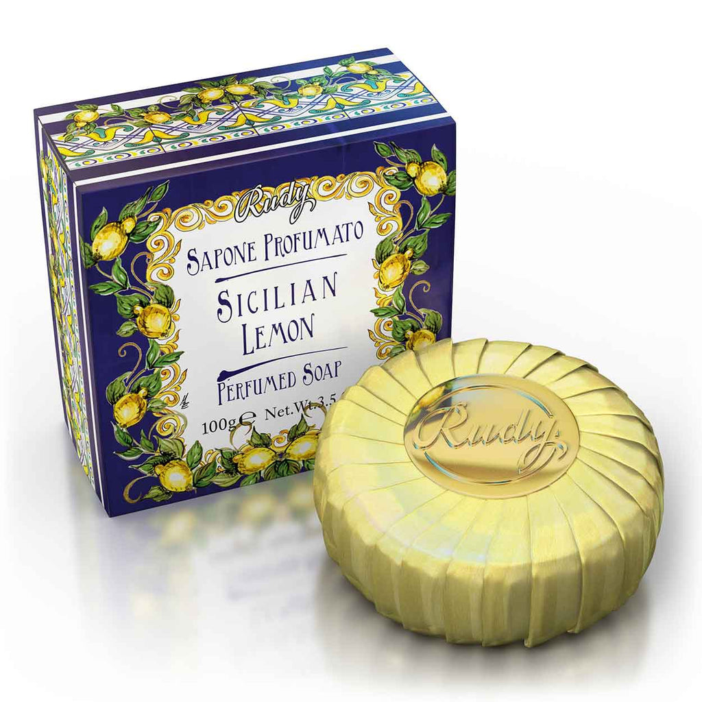 Ароматизиран сапун Limoni di Sicilia, Rudy Profumi, 100 г, лимон
