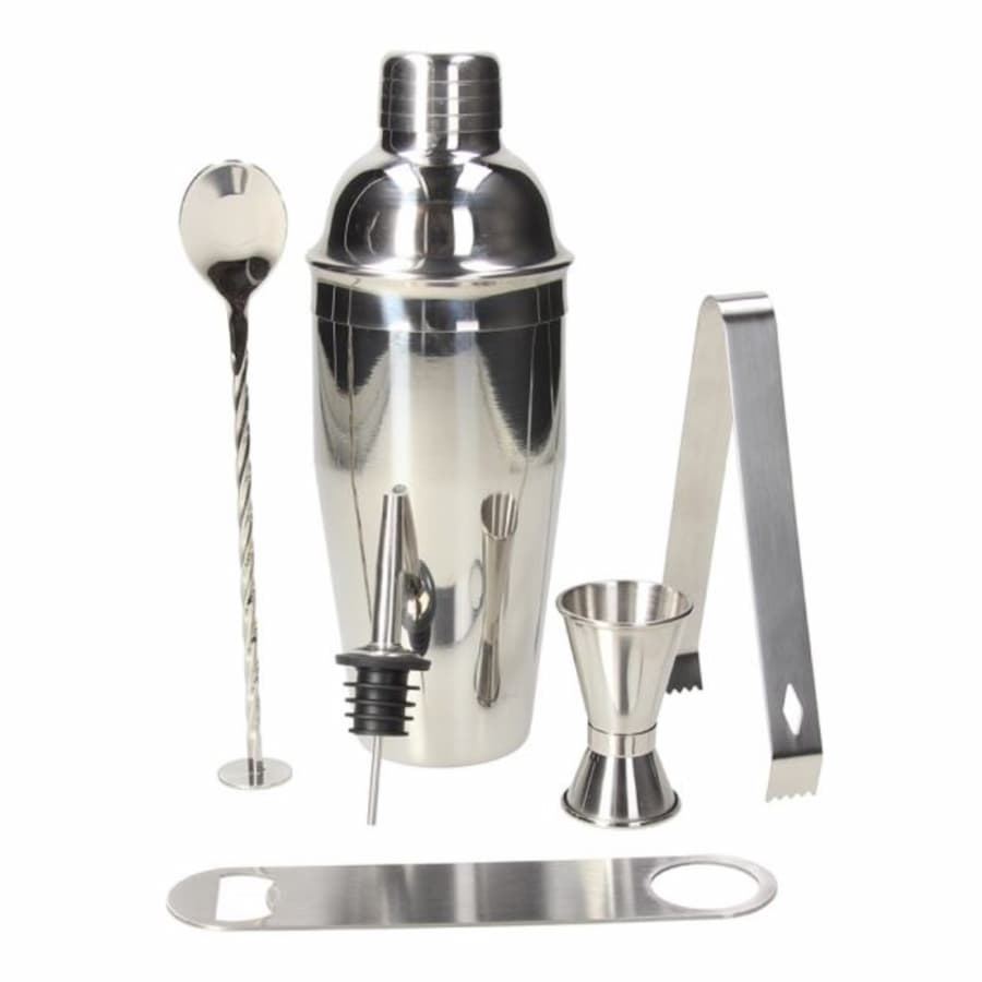 Сет за коктейли Tognana, Cocktail, 6 части, Стомана, Сив
