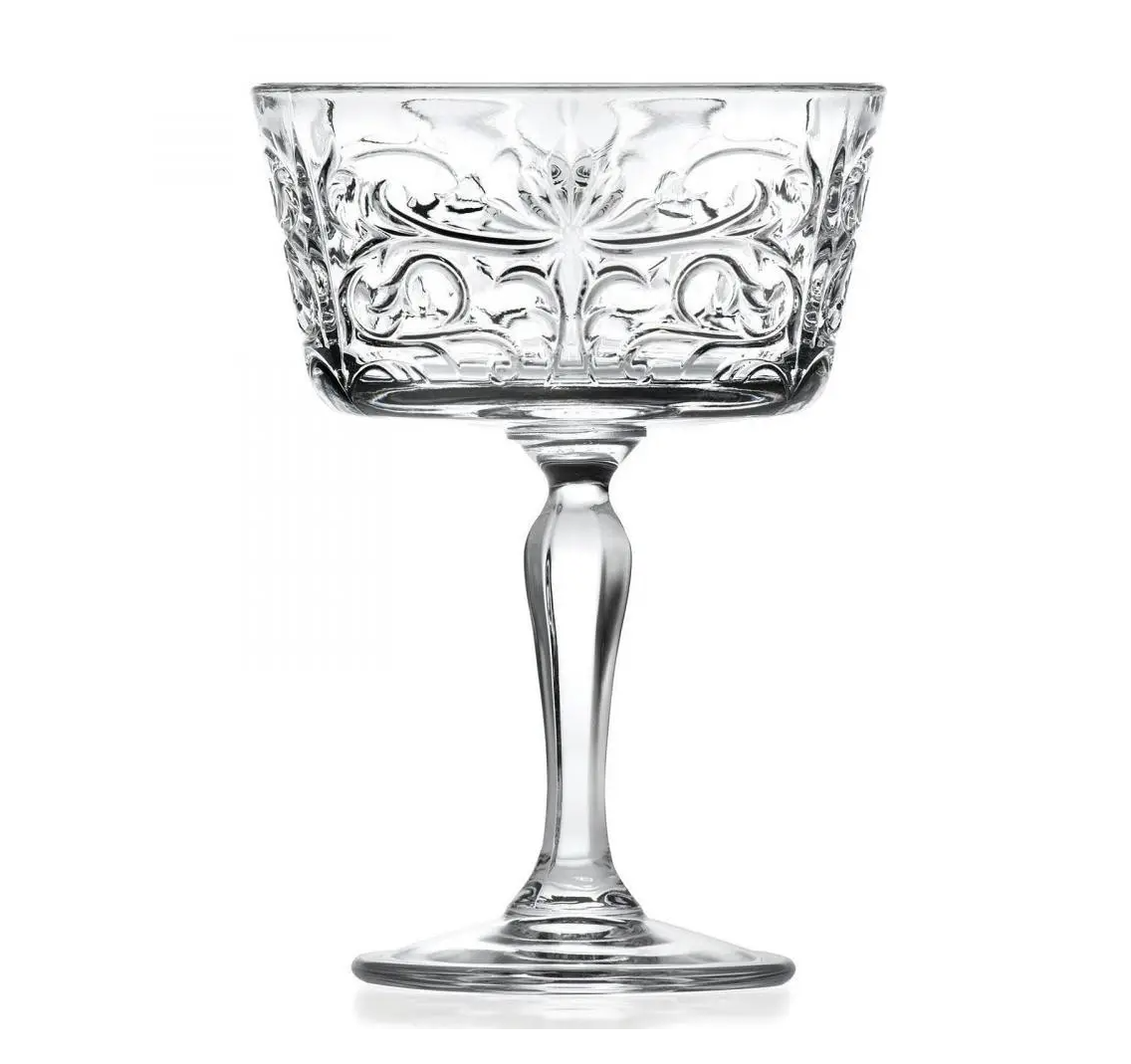 Set of 6 pcs. TATOO crystal champagne glasses, RCR, 270 ml