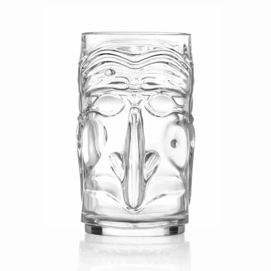 Комплект 4 кристални чаши за вода RCR Italy Tiki Pulcinella, 450 мл, LUXION®