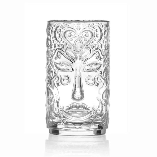 Комплект 4 кристални чаши за вода RCR Italy Tiki Venezia, 450 мл, LUXION®