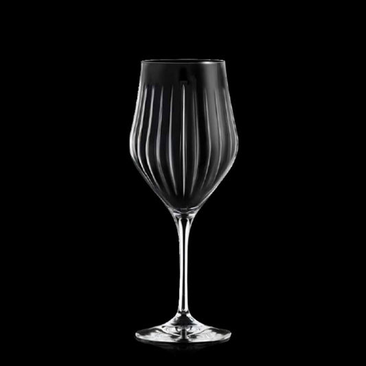 Комплект 6 кристални чаши за бяло вино RCR Italy Timeless T45, 450 мл, LUXION®