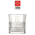 Комплект 6 кристални чаши за уиски RCR Italy BRILLANTE Dof, 340 мл, LUXION®