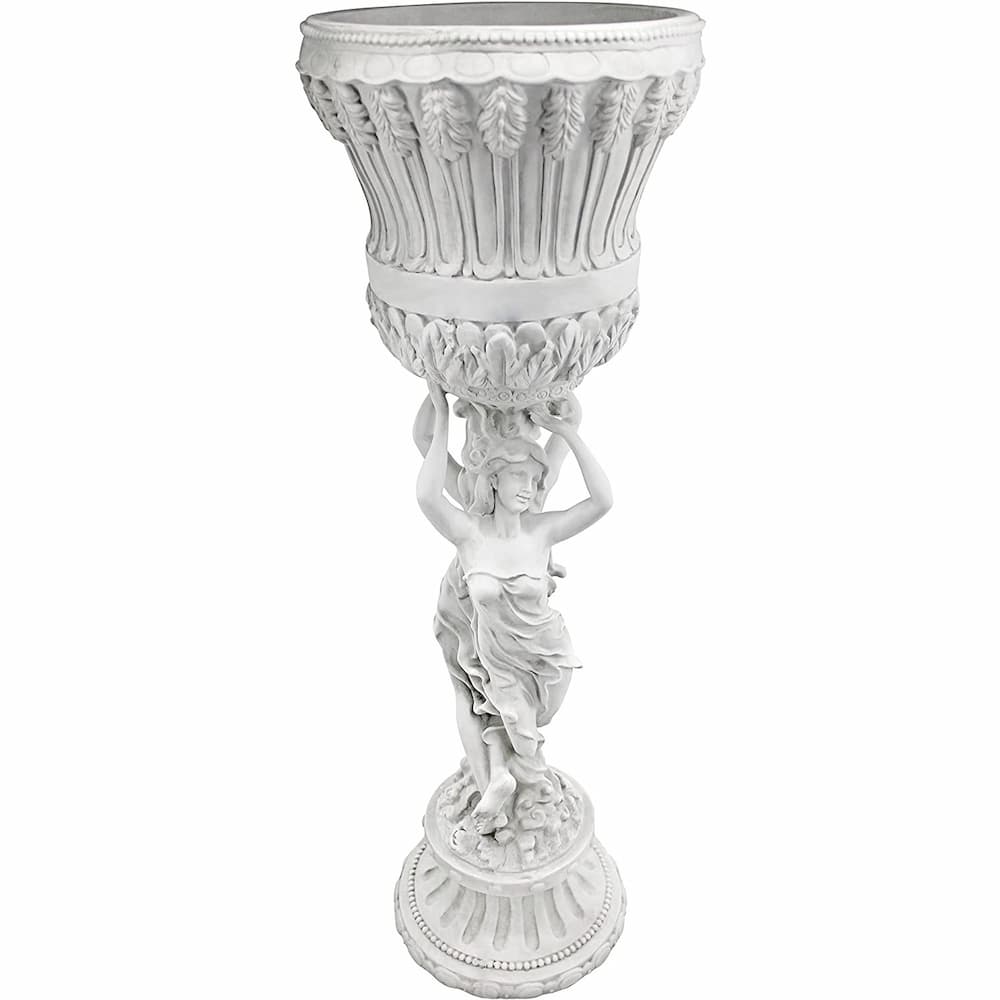 Ваза върху пиедестал Les Filles Joyeuses, DESIGN TOSCANO, 91 см