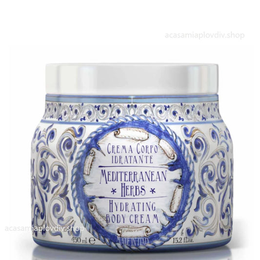 Крем за тяло Rudy Profumi, Erbe del Mediterraneo, 450 мл, Mирта и Джинджифил