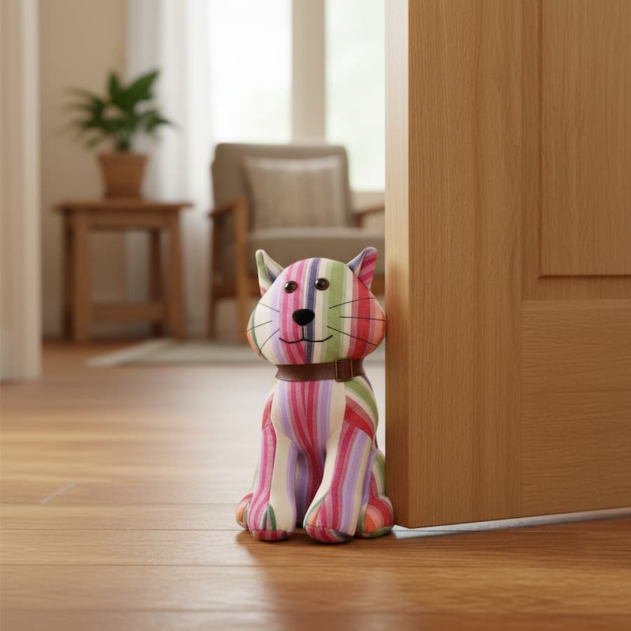 Стопер за врата Tognana, Urban Pets, коте, 28 см, полиестер