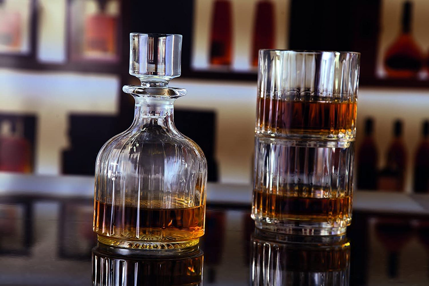 Комплект гарафа + 2 кристални чаши за уиски RCR Italy Combo