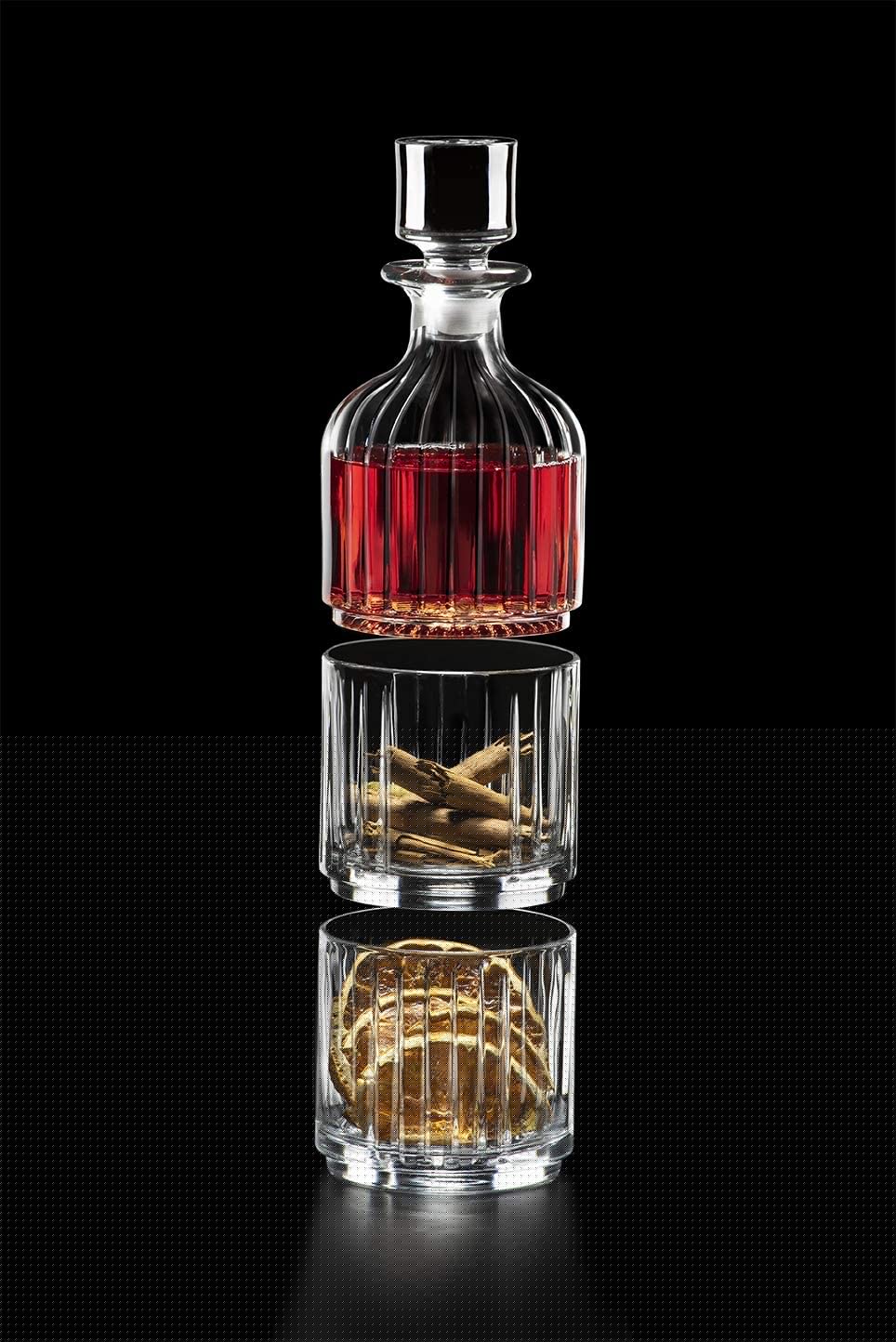 Комплект гарафа + 2 кристални чаши за уиски RCR Italy Combo