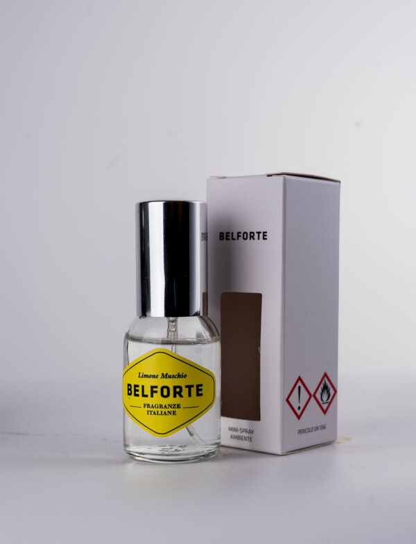 Ароматизатор за въздух Belforte, Limone Muschio, 20 мл, Мини спрей
