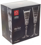 Комплект 6  кристални чаши за шампанско RCR Italy MARILYN Fl, 170 мл, LUXION®