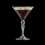 Комплект 6  кристални чаши за мартини RCR Italy Melodia Martini, 210 мл, LUXION®