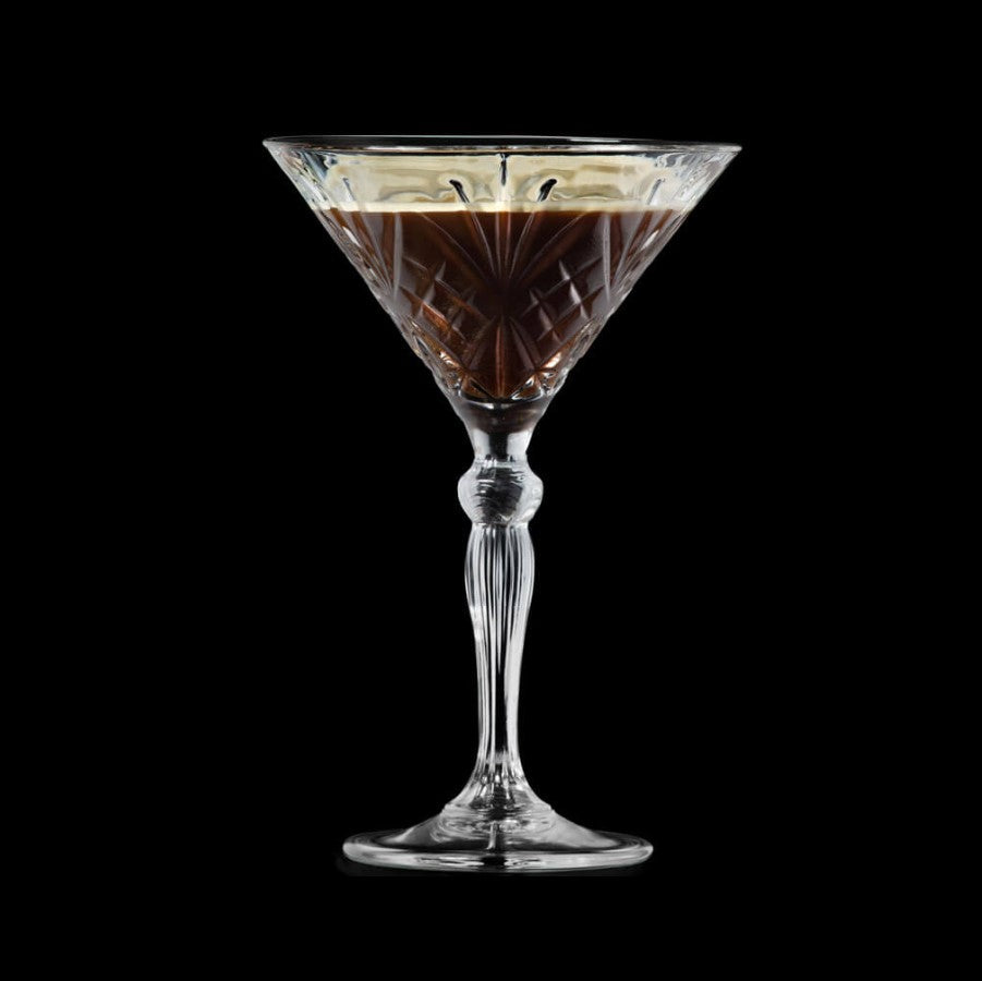 Комплект 6  кристални чаши за мартини RCR Italy Melodia Martini, 210 мл, LUXION®