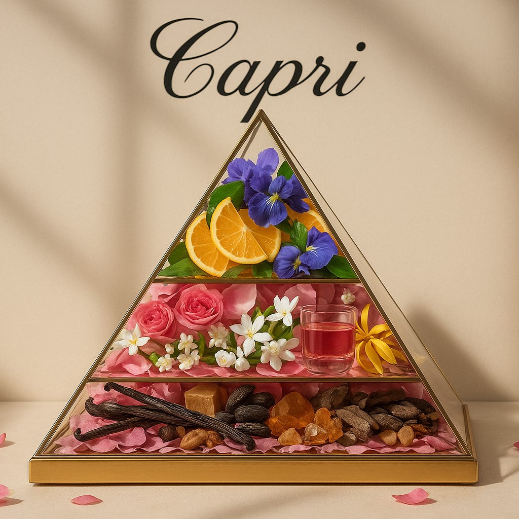 Обонятелна пирами за душ гел 700 мл Capri Rudy Profumi с функция за нежно измиване и приятно ароматизиране на кожата