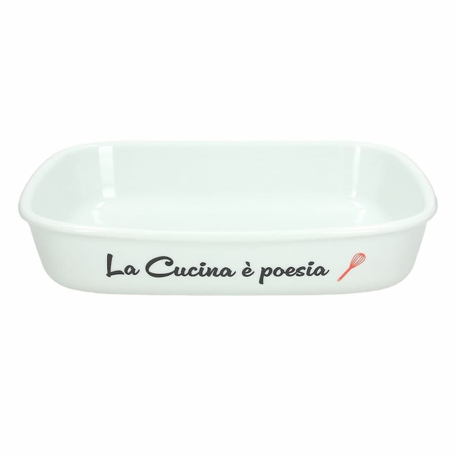 Съд за печене Tognana, PL-Cook Poesia, 32 x 24 x h7 cm, Порцелан, Бял