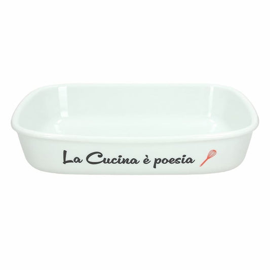 Съд за печене Tognana, PL-Cook Poesia, 32 x 24 x h7 cm, Порцелан, Бял